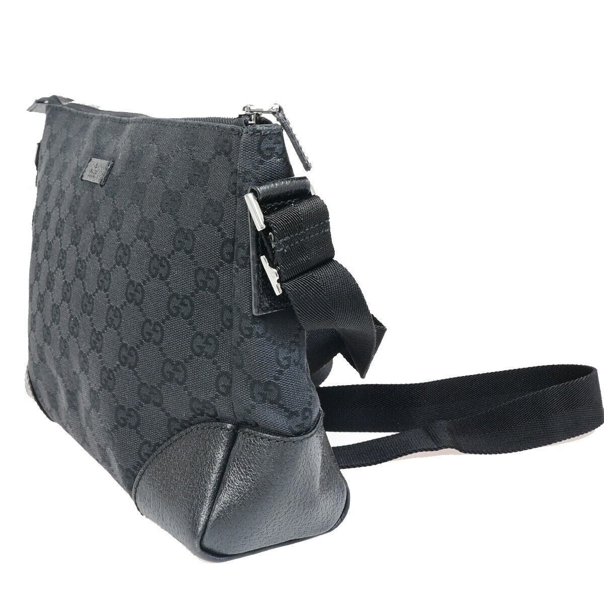Gucci Gg Canvas Black Canvas Shoulder Bag (Pre-Owned) Size ONE SIZE - 3 Thumbnail