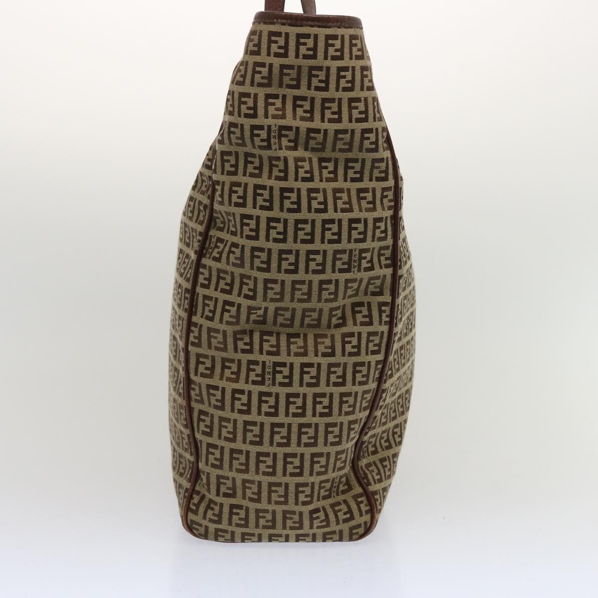 Fendi Zucchino Brown Canvas Tote Bag (Pre-Owned) Size ONE SIZE - 9 Thumbnail