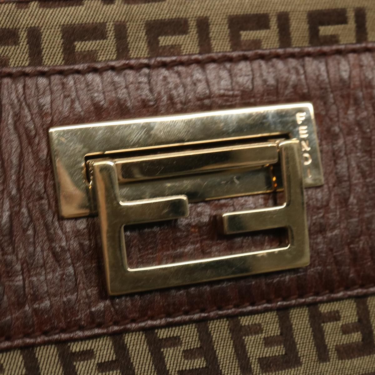 Fendi Zucchino Brown Canvas Tote Bag (Pre-Owned) Size ONE SIZE - 19 Thumbnail