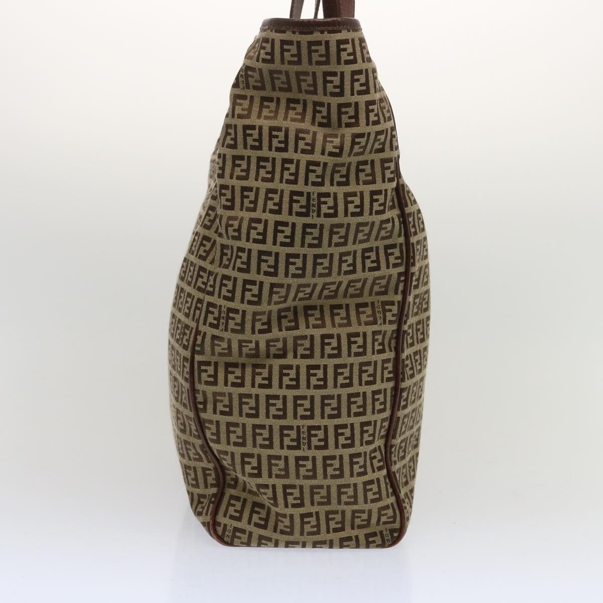Fendi Zucchino Brown Canvas Tote Bag (Pre-Owned) Size ONE SIZE - 10 Thumbnail