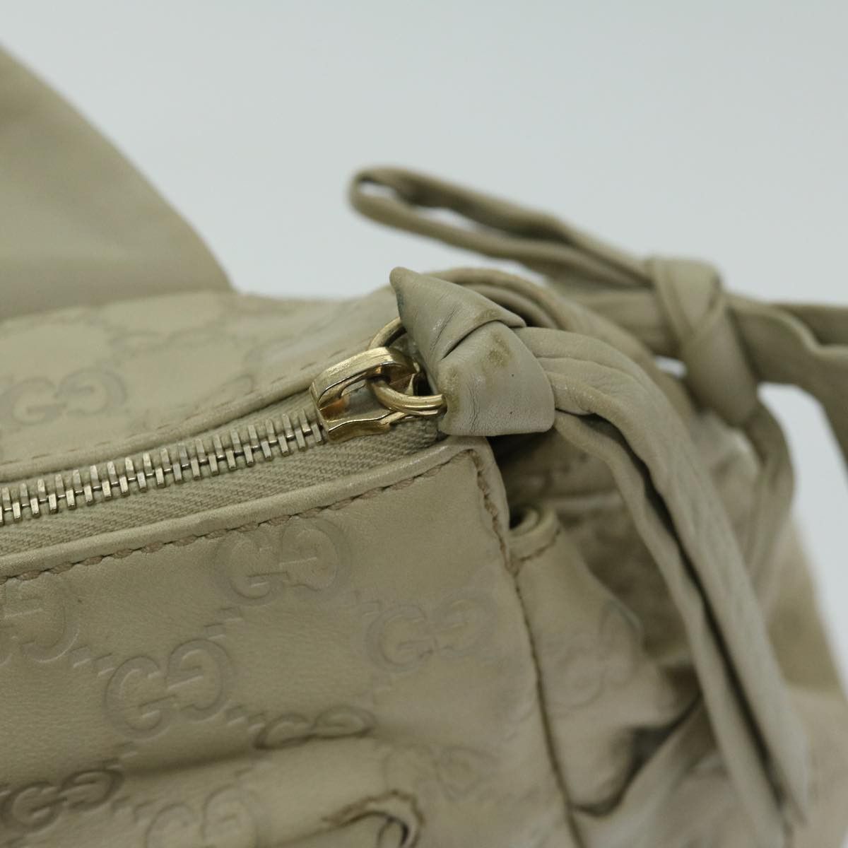 Gucci Gg Canvas Beige Canvas Handbag (Pre-Owned) Size ONE SIZE - 17 Thumbnail