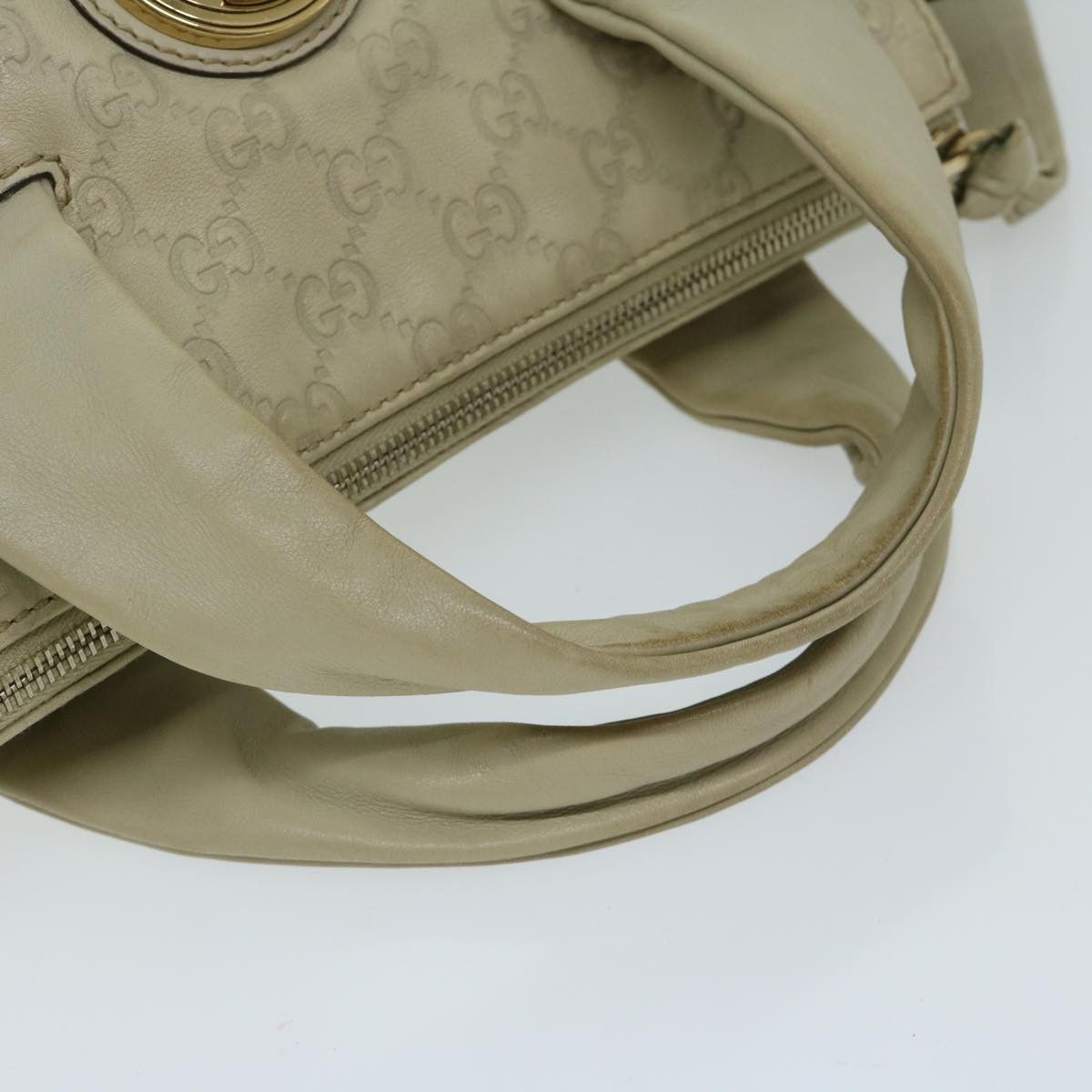 Gucci Gg Canvas Beige Canvas Handbag (Pre-Owned) Size ONE SIZE - 14 Thumbnail