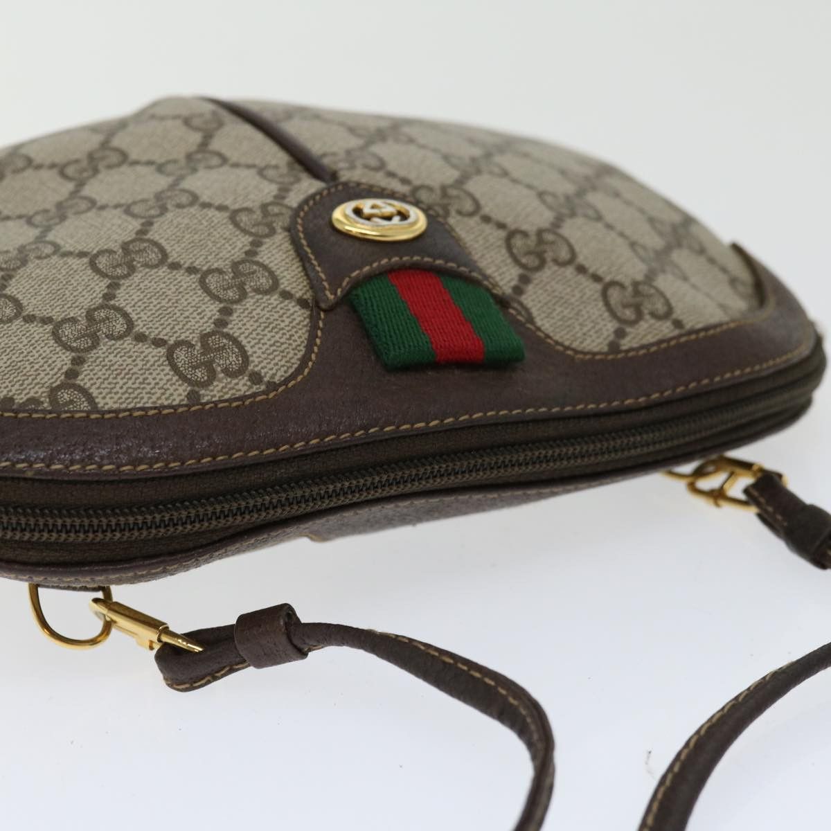 Gucci Ophidia Beige Canvas Shoulder Bag (Pre-Owned) Size ONE SIZE - 4 Thumbnail