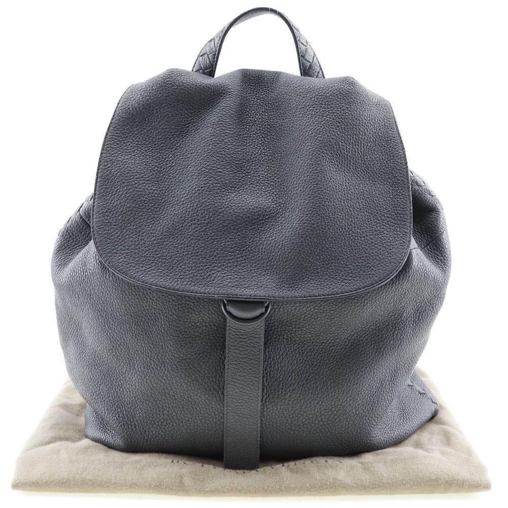 Bottega Veneta Intrecciato Grey Leather Backpack Bag (Pre-Owned) Size ONE SIZE - 6 Thumbnail