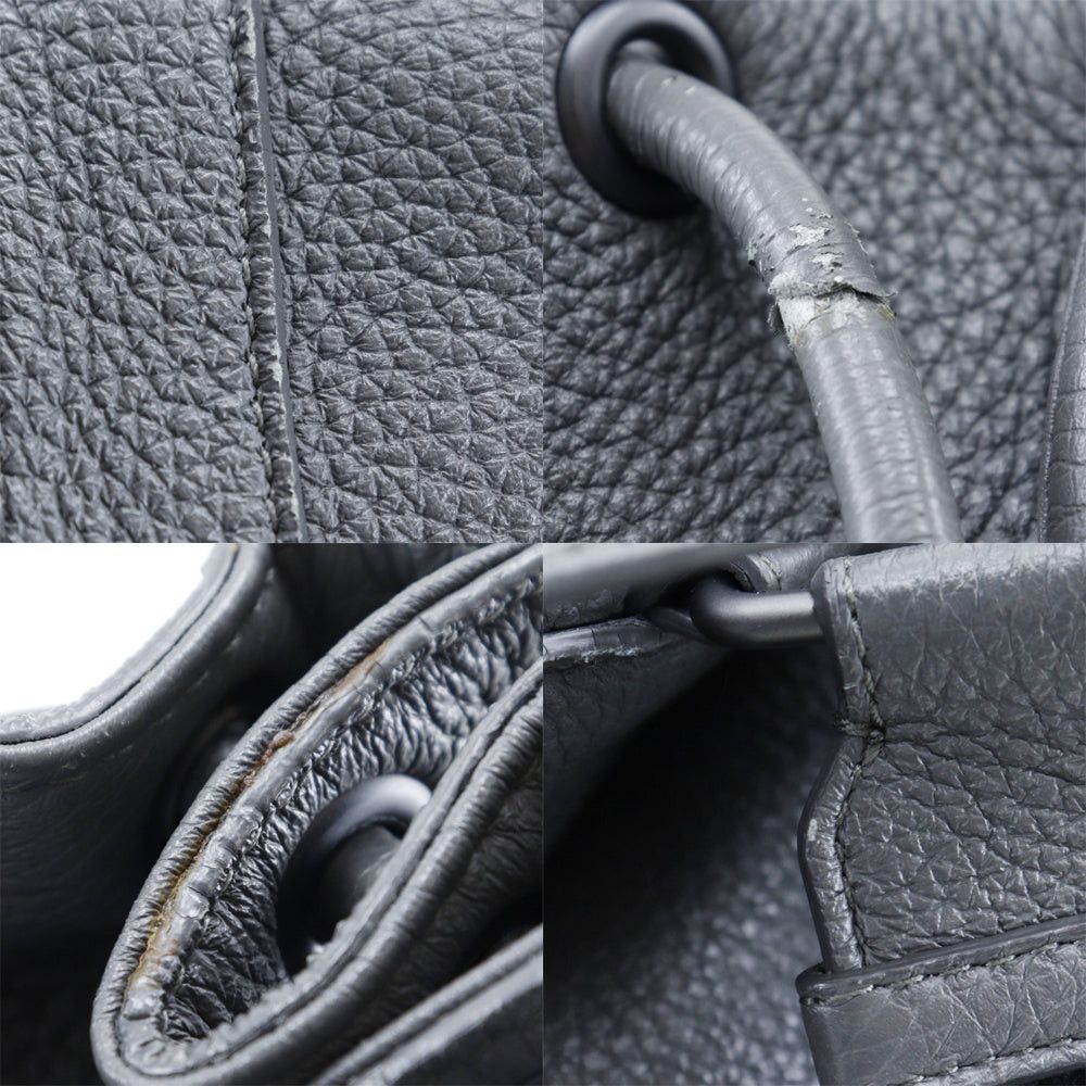 Bottega Veneta Intrecciato Grey Leather Backpack Bag (Pre-Owned) Size ONE SIZE - 7 Thumbnail