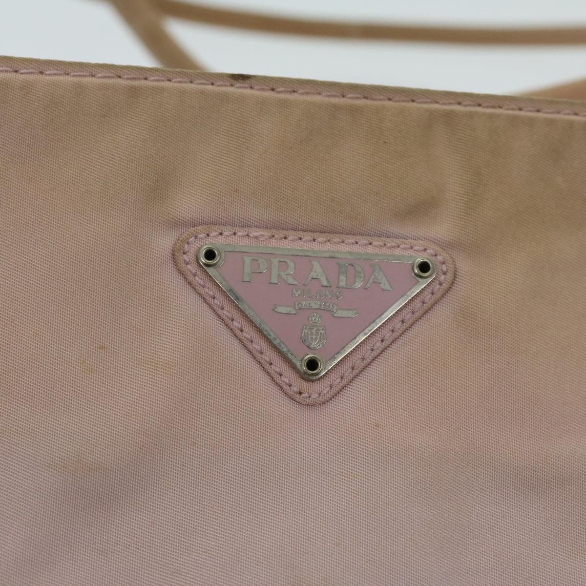 Prada Tessuto Pink Synthetic Handbag (Pre-Owned) Size ONE SIZE - 19 Thumbnail