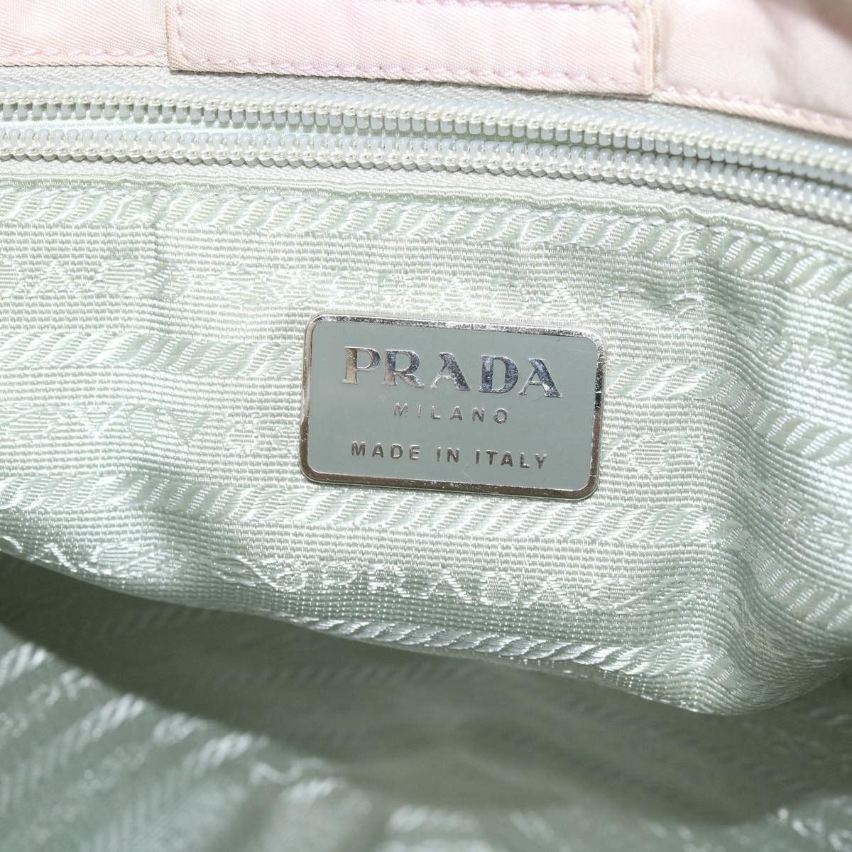 Prada Pink Synthetic Tote Bag (Pre-Owned) Size ONE SIZE - 8 Thumbnail