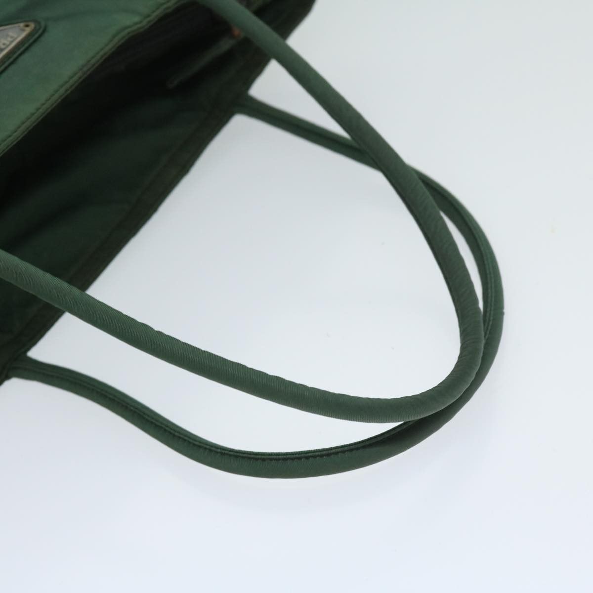 Prada Tessuto Green Synthetic Handbag (Pre-Owned) Size ONE SIZE - 11 Thumbnail