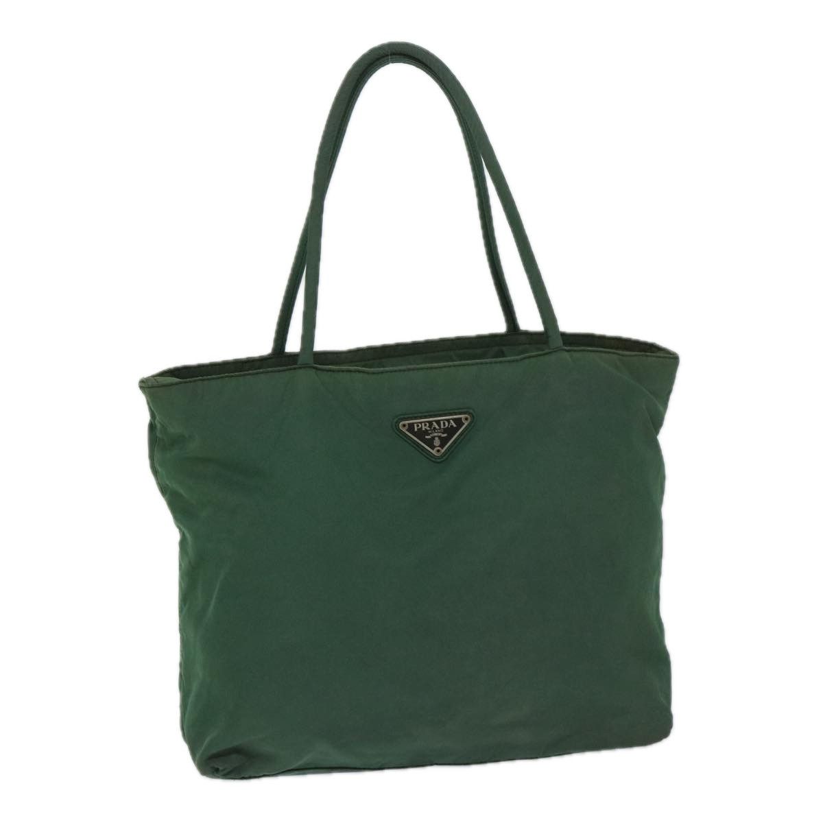 Prada Tessuto Green Synthetic Handbag (Pre-Owned) Size ONE SIZE - 15 Thumbnail
