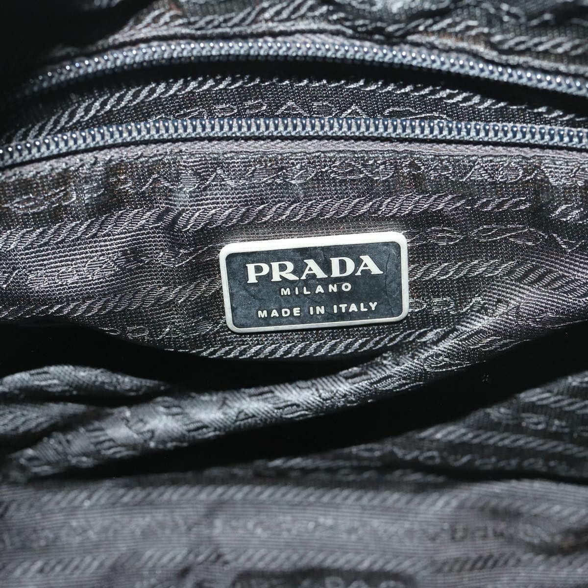 Prada Tessuto Green Synthetic Handbag (Pre-Owned) Size ONE SIZE - 8 Thumbnail