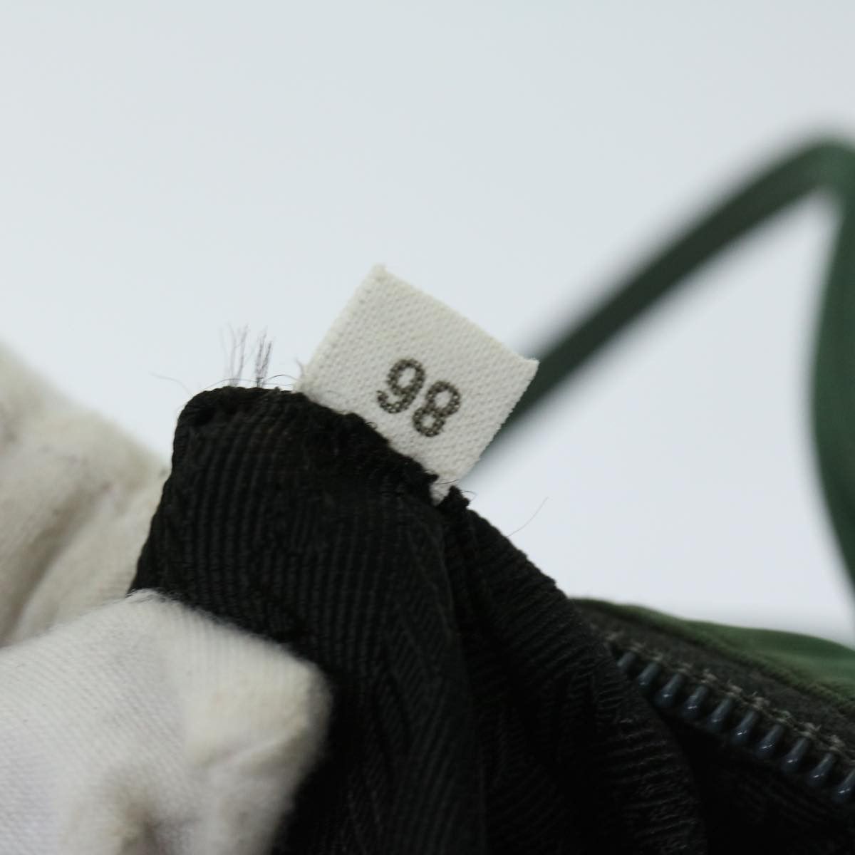 Prada Tessuto Green Synthetic Handbag (Pre-Owned) Size ONE SIZE - 6 Thumbnail