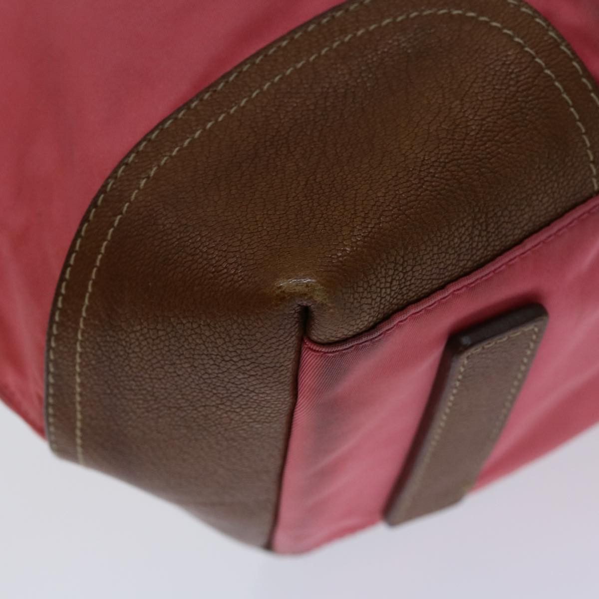 Prada Tessuto Pink Synthetic Tote Bag (Pre-Owned) Size ONE SIZE - 14 Thumbnail