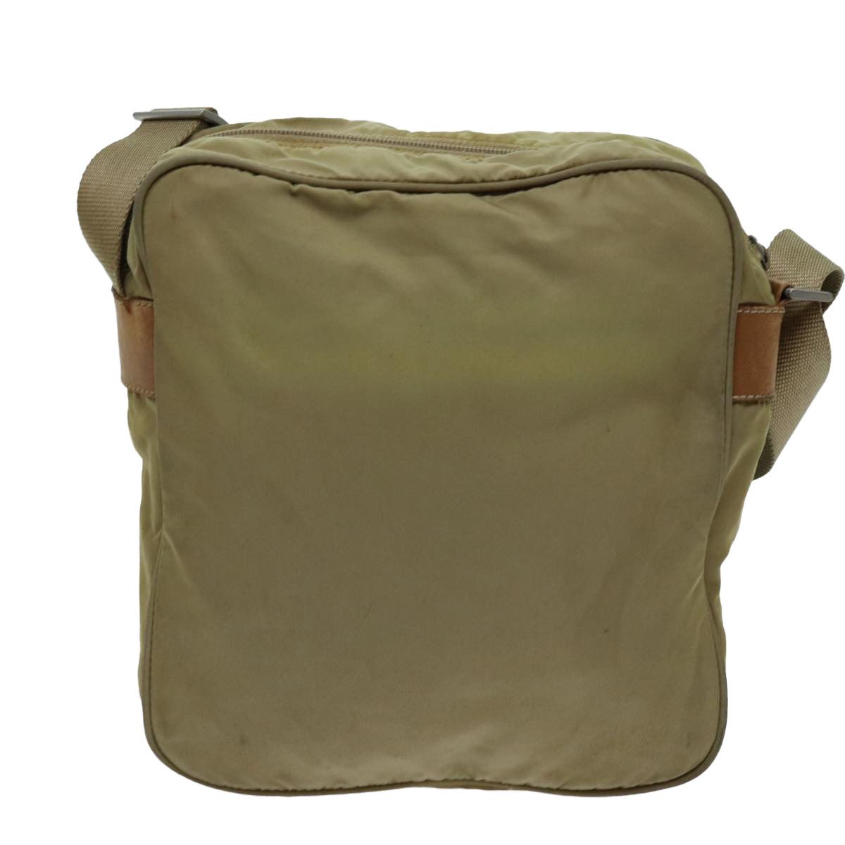 Prada Tessuto Beige Synthetic Shoulder Bag (Pre-Owned) Size ONE SIZE - 2 Thumbnail