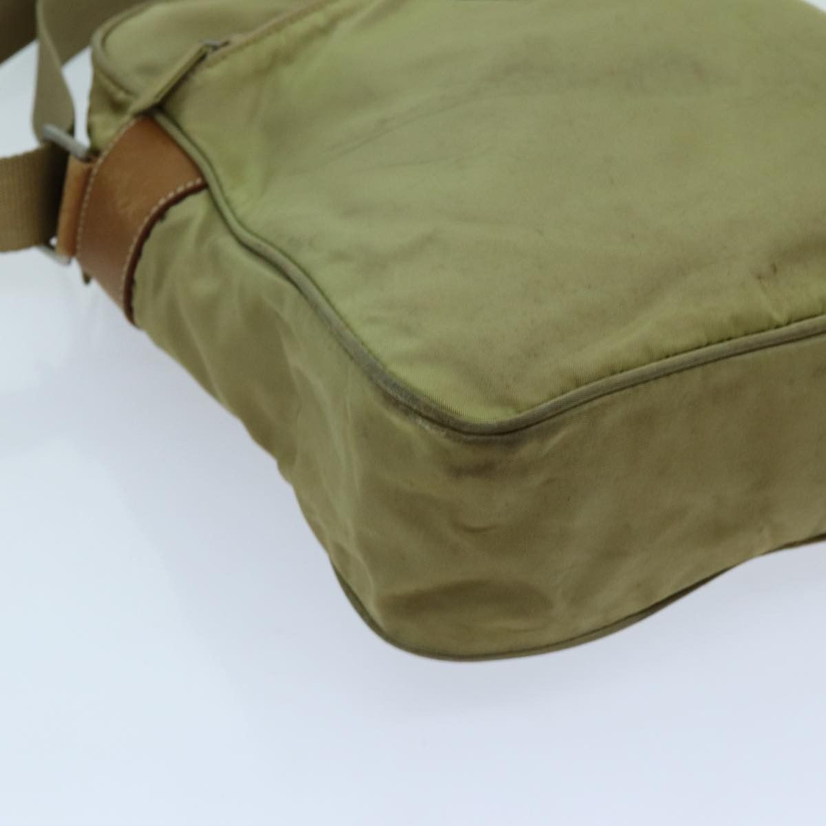 Prada Tessuto Beige Synthetic Shoulder Bag (Pre-Owned) Size ONE SIZE - 16 Thumbnail