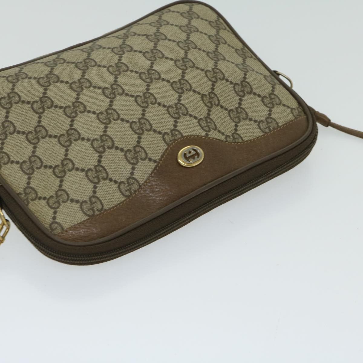 Gucci Gg Canvas Beige Canvas Shoulder Bag (Pre-Owned) Size ONE SIZE - 4 Thumbnail