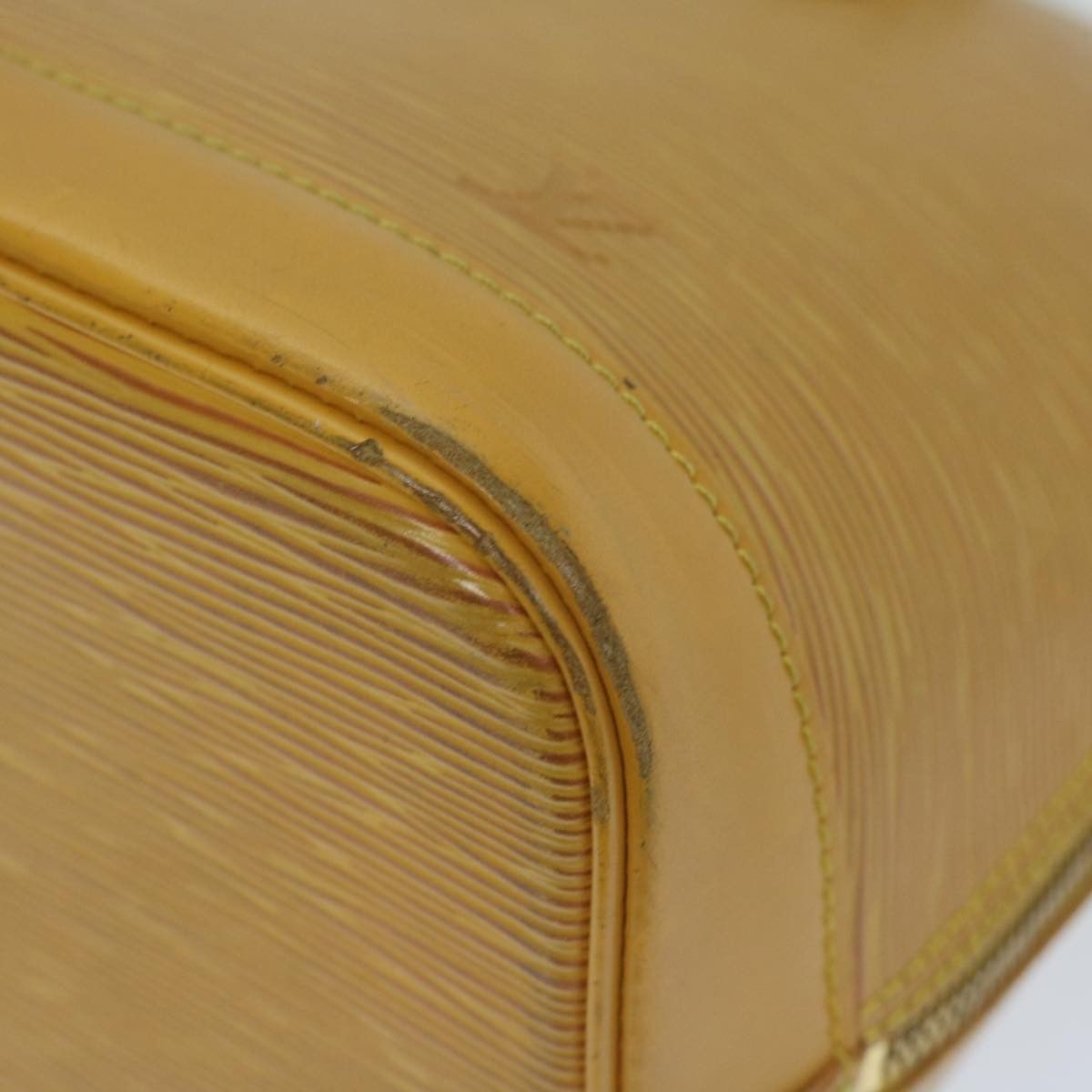 Louis Vuitton Alma Yellow Leather Handbag (Pre-Owned) Size ONE SIZE - 17 Thumbnail