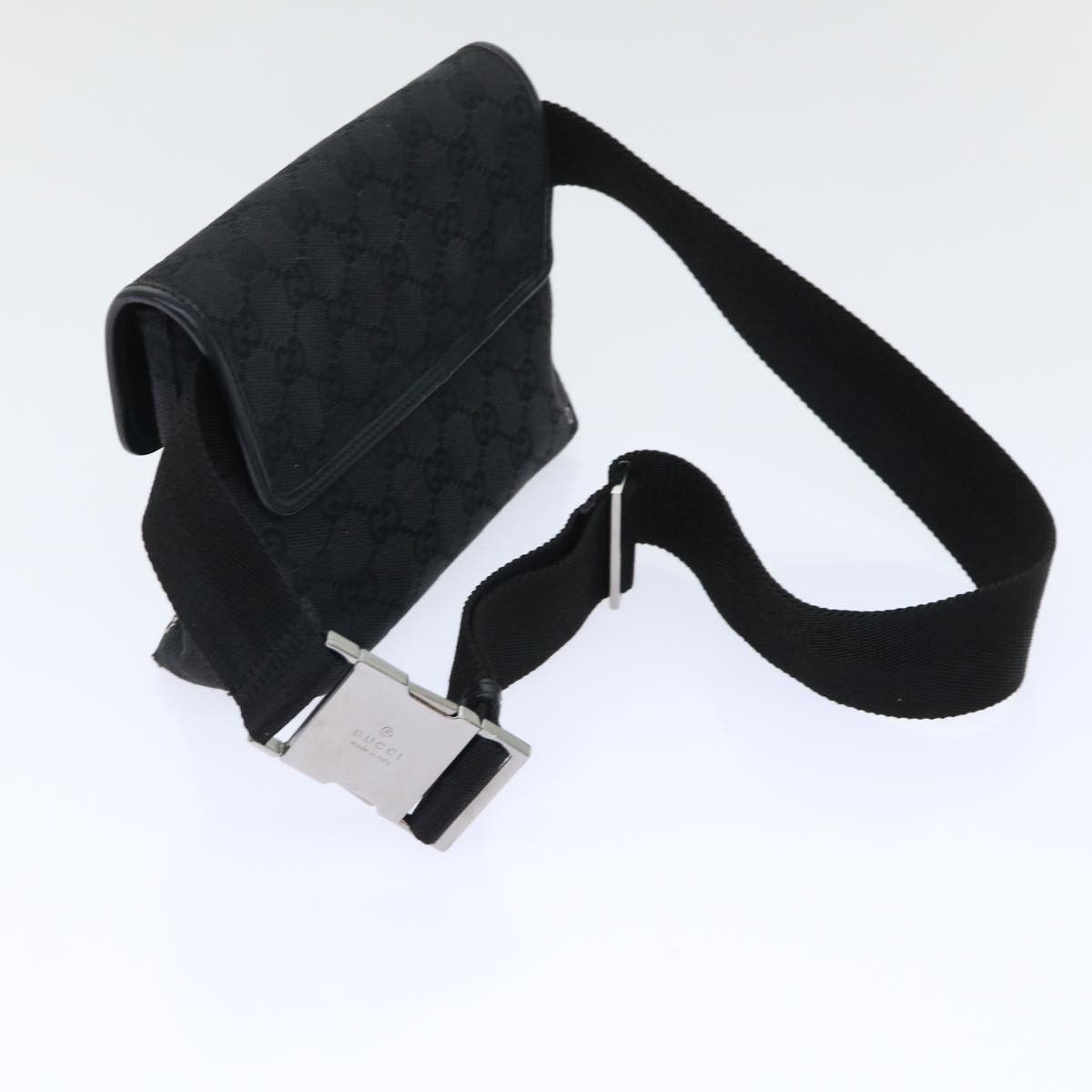 Gucci Gg Canvas Black Canvas Shoulder Bag (Pre-Owned) Size ONE SIZE - 12 Thumbnail
