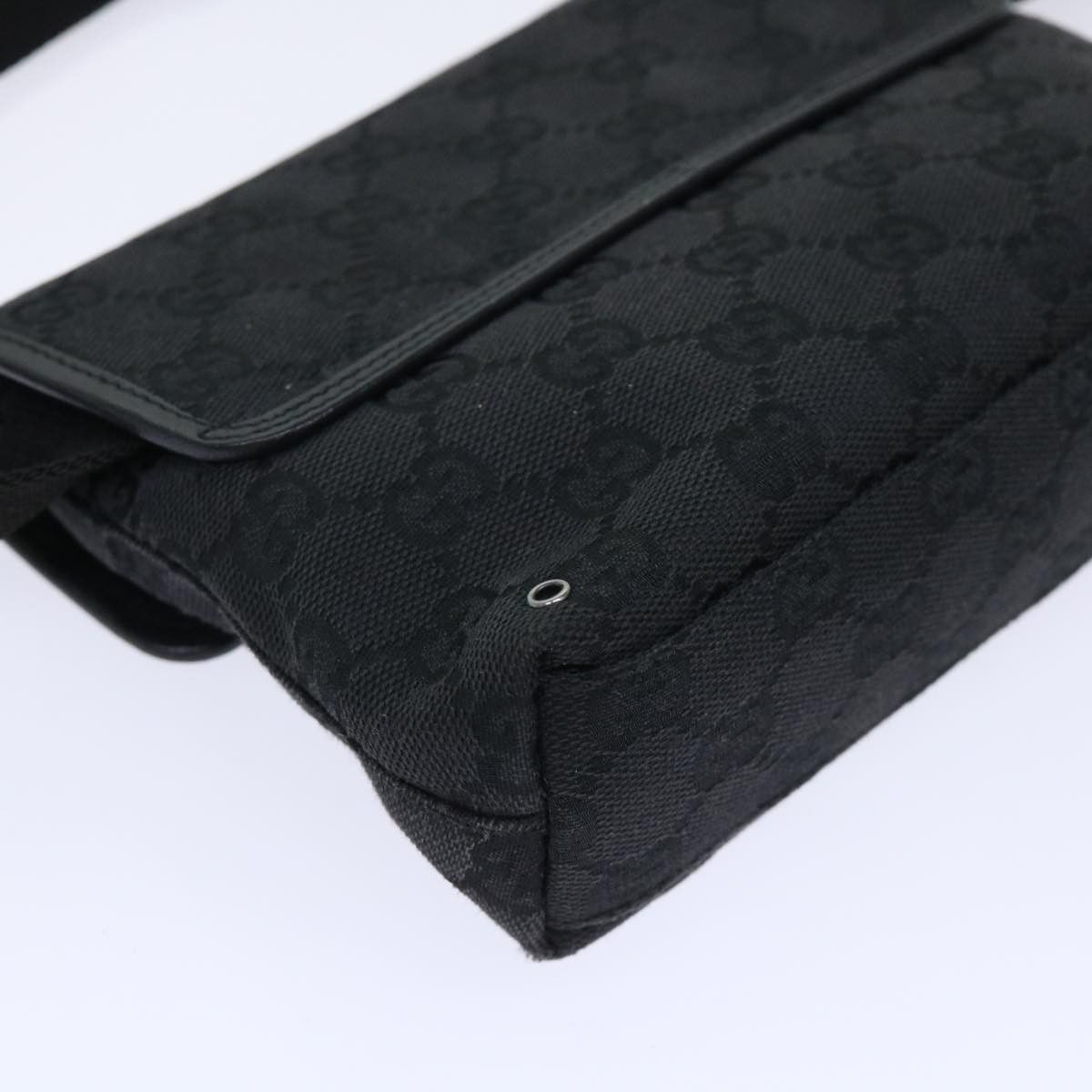 Gucci Gg Canvas Black Canvas Shoulder Bag (Pre-Owned) Size ONE SIZE - 17 Thumbnail