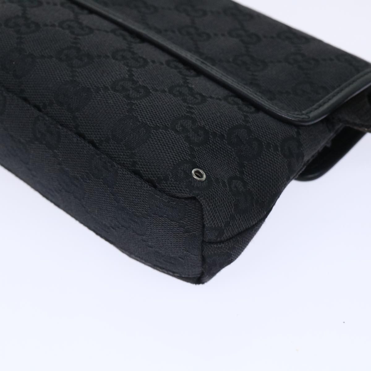 Gucci Gg Canvas Black Canvas Shoulder Bag (Pre-Owned) Size ONE SIZE - 16 Thumbnail