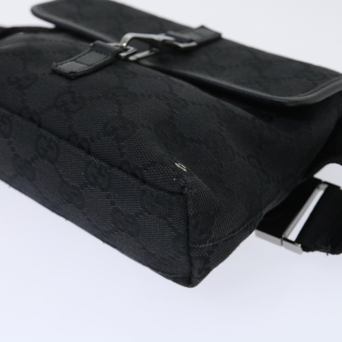 Gucci Gg Canvas Black Canvas Shoulder Bag (Pre-Owned) Size ONE SIZE - 14 Thumbnail