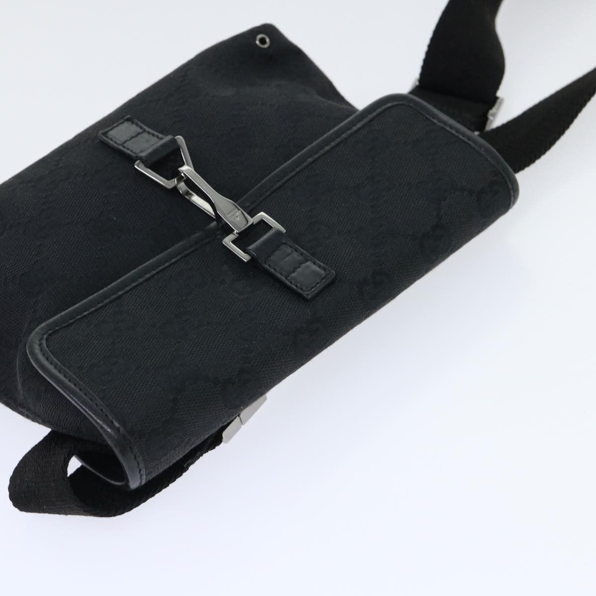Gucci Gg Canvas Black Canvas Shoulder Bag (Pre-Owned) Size ONE SIZE - 4 Thumbnail