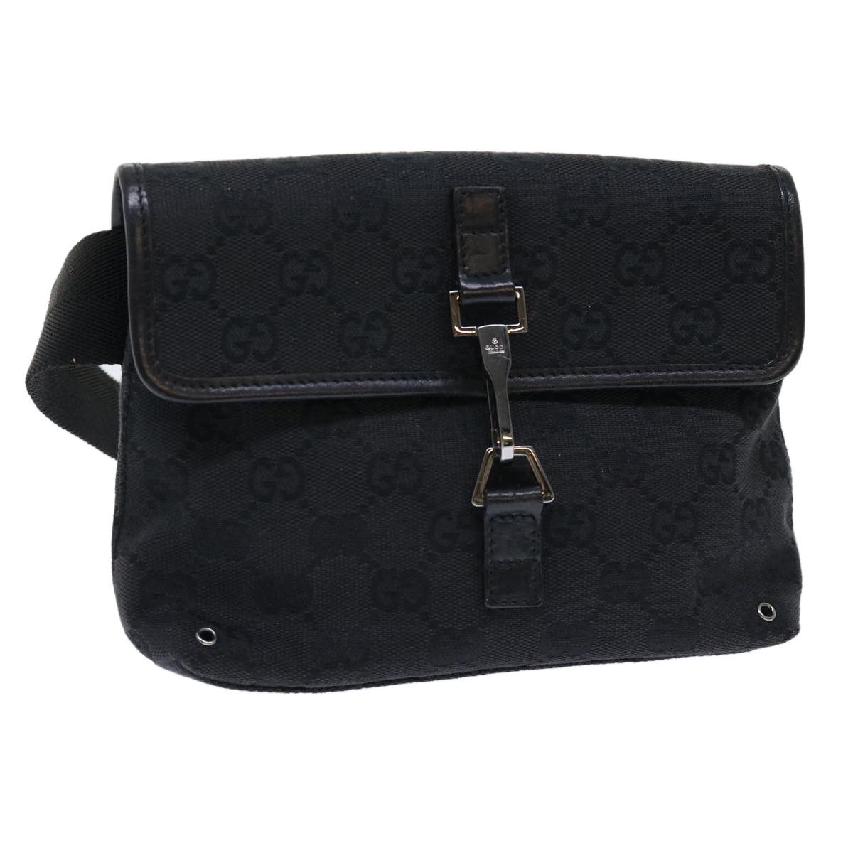 Gucci Gg Canvas Black Canvas Shoulder Bag (Pre-Owned) Size ONE SIZE - 9 Thumbnail