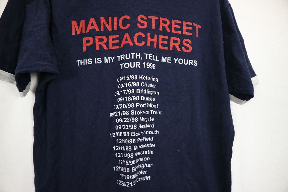 Vintage VINTAGE Manic Street Preachers T Shirt Short Sleeve Size US XL / EU 56 / 4 - 4 Thumbnail