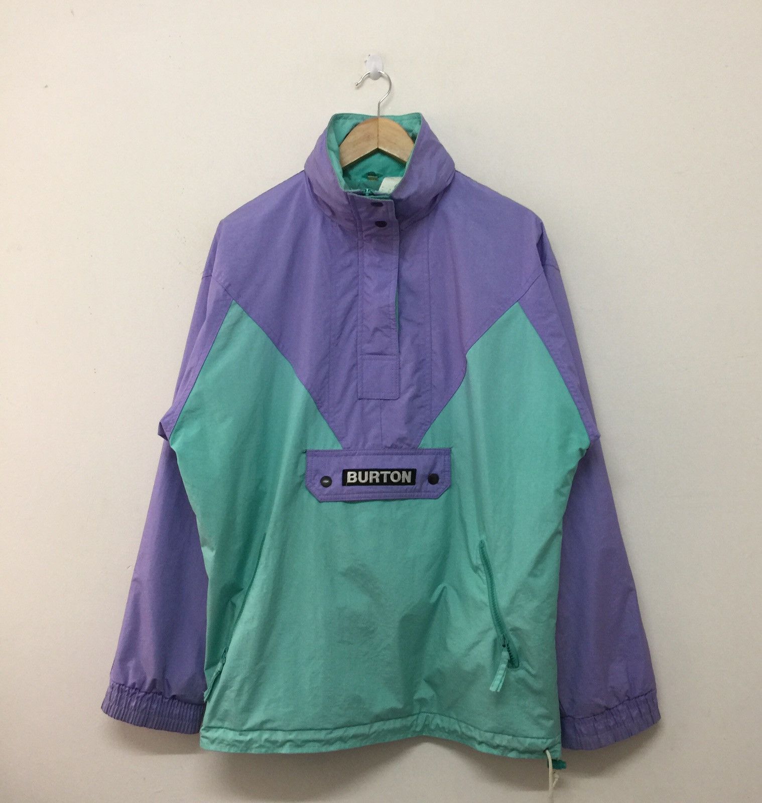 Burton × Vintage Vintage Burton Surfwear Snowboard Half Zip