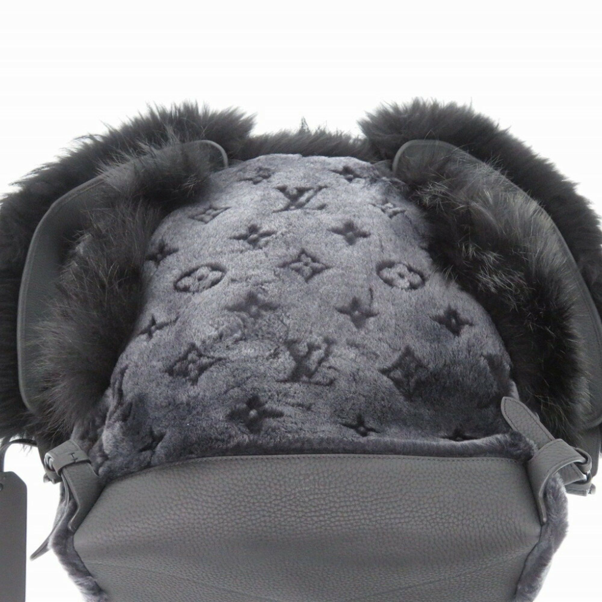 Louis Vuitton Louis Vuitton Automne Hiver 2020 M56852 Multi-Fur Backpack Black LV 0308LOUIS VUITTON Men's Size ONE SIZE - 5 Thumbnail