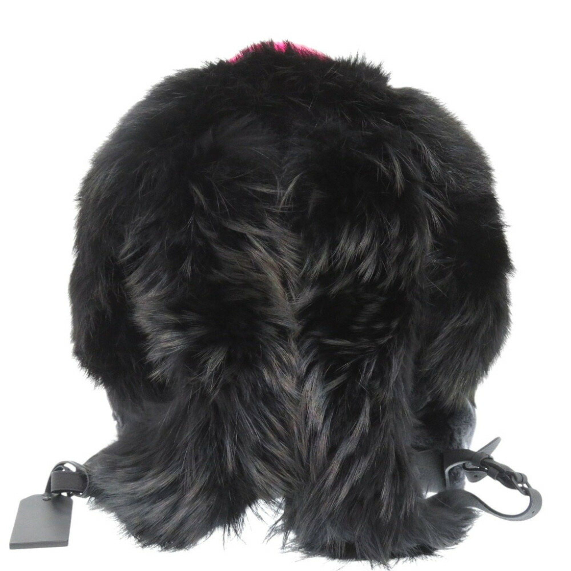Louis Vuitton Louis Vuitton Automne Hiver 2020 M56852 Multi-Fur Backpack Black LV 0308LOUIS VUITTON Men's Size ONE SIZE - 3 Thumbnail