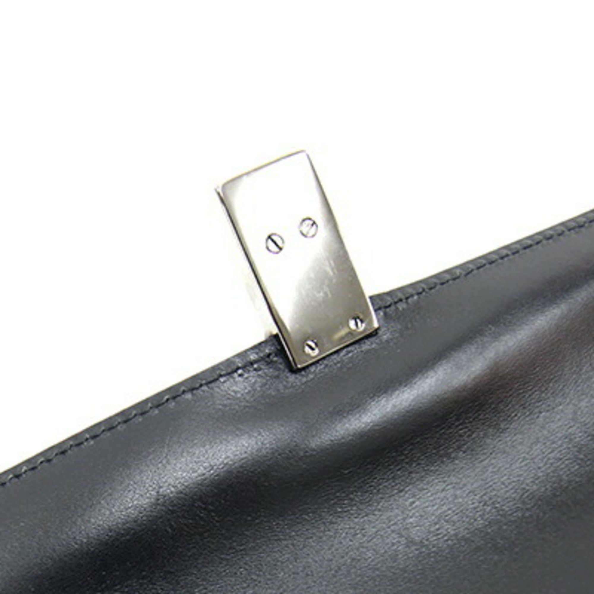 Gucci Gucci Second Bag 108844 Black Nylon Canvas Leather Clutch Men's GUCCI Size ONE SIZE - 8 Thumbnail