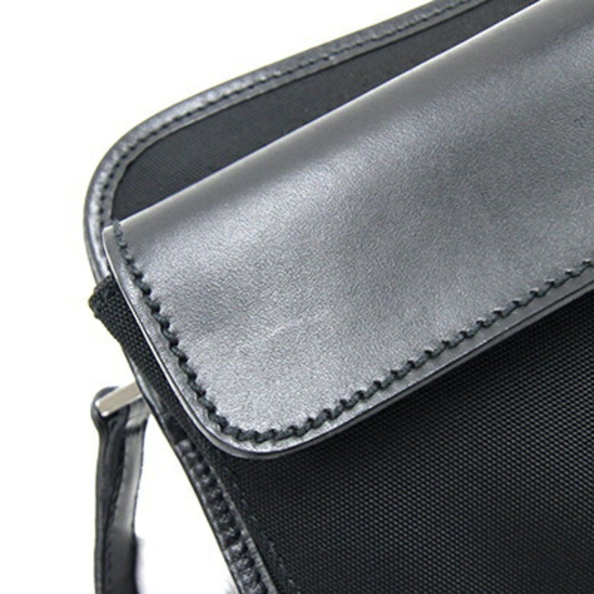 Gucci Gucci Second Bag 108844 Black Nylon Canvas Leather Clutch Men's GUCCI Size ONE SIZE - 6 Thumbnail