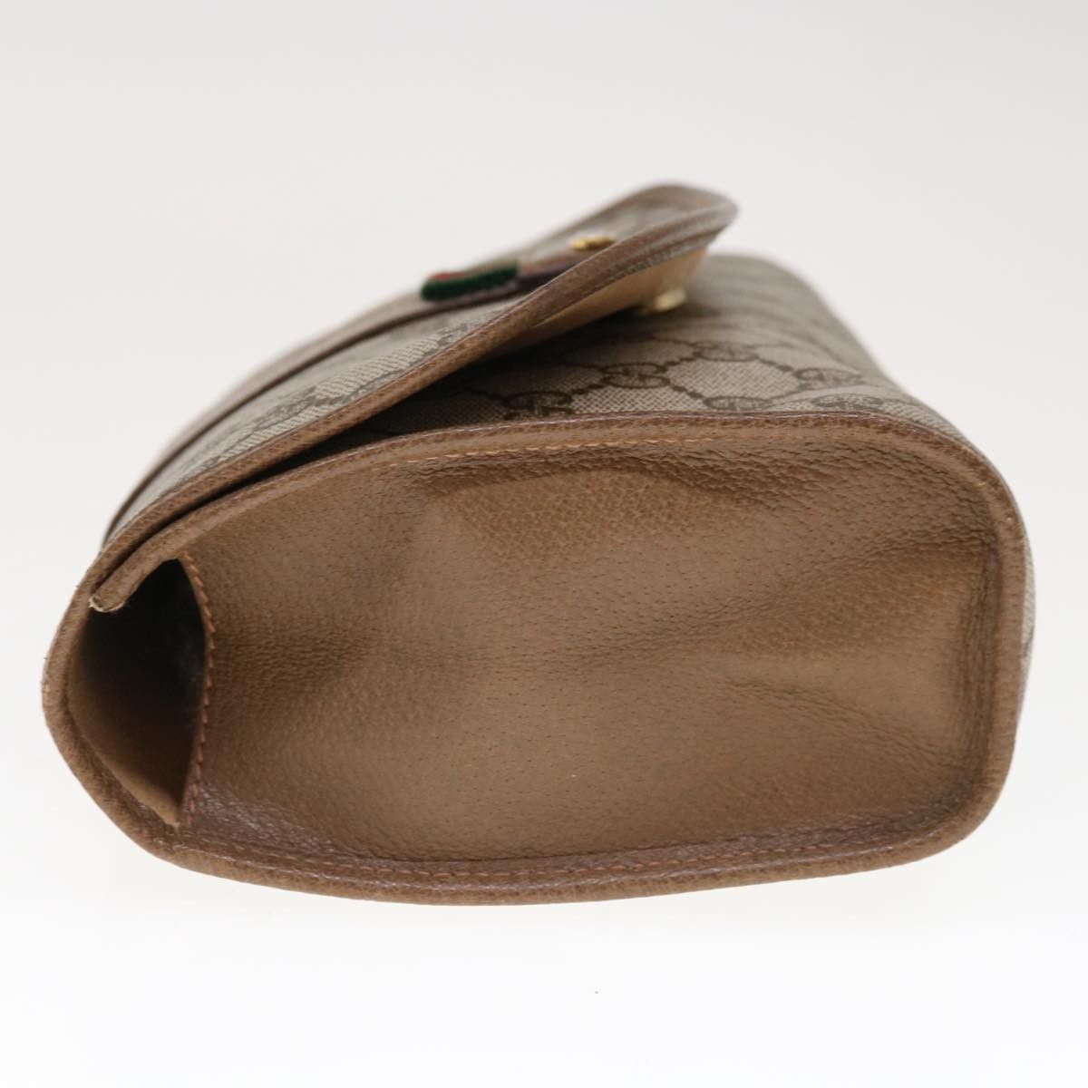 Gucci Gg Supreme Brown Canvas Clutch Bag (Pre-Owned) Size ONE SIZE - 9 Thumbnail
