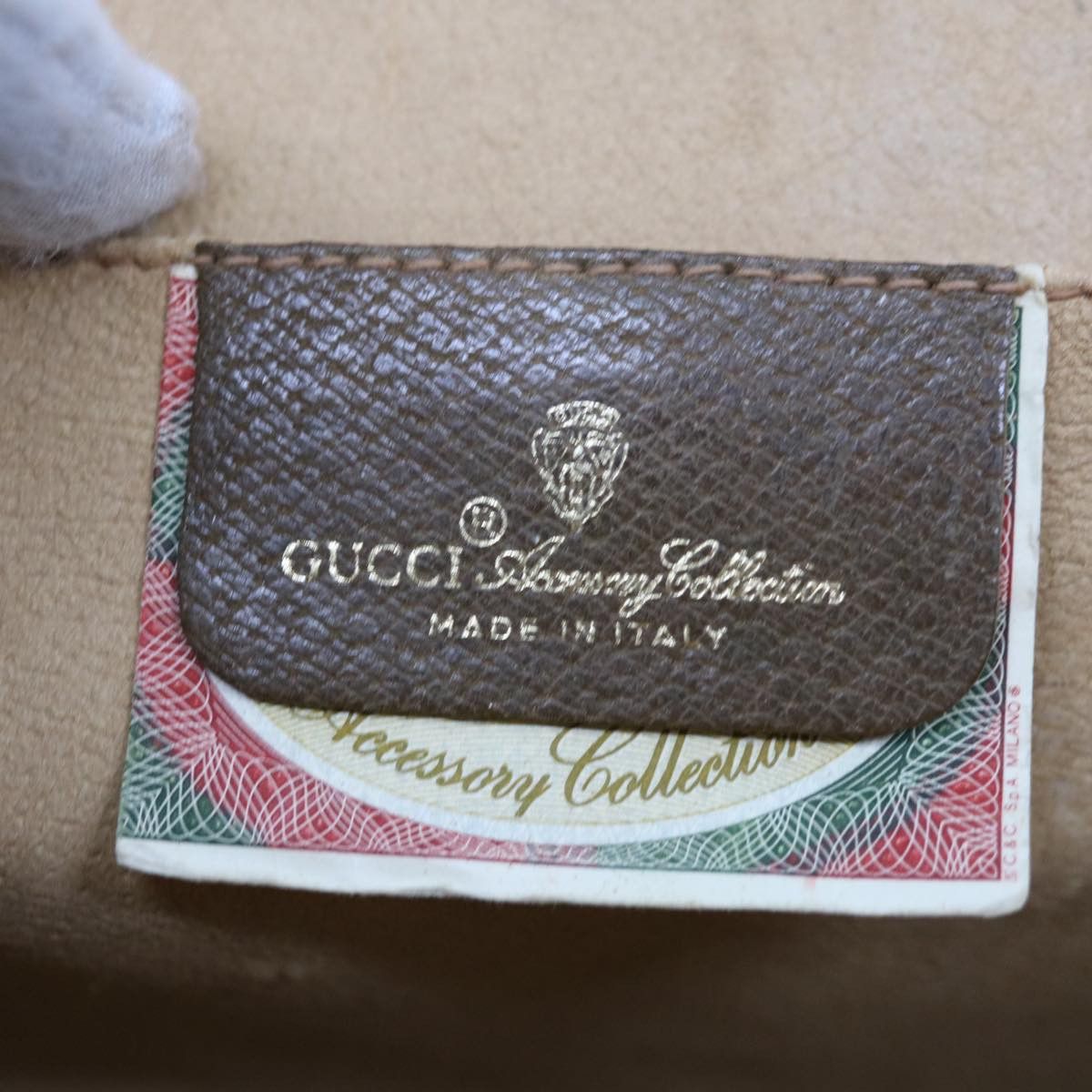 Gucci Gg Supreme Brown Canvas Clutch Bag (Pre-Owned) Size ONE SIZE - 7 Thumbnail