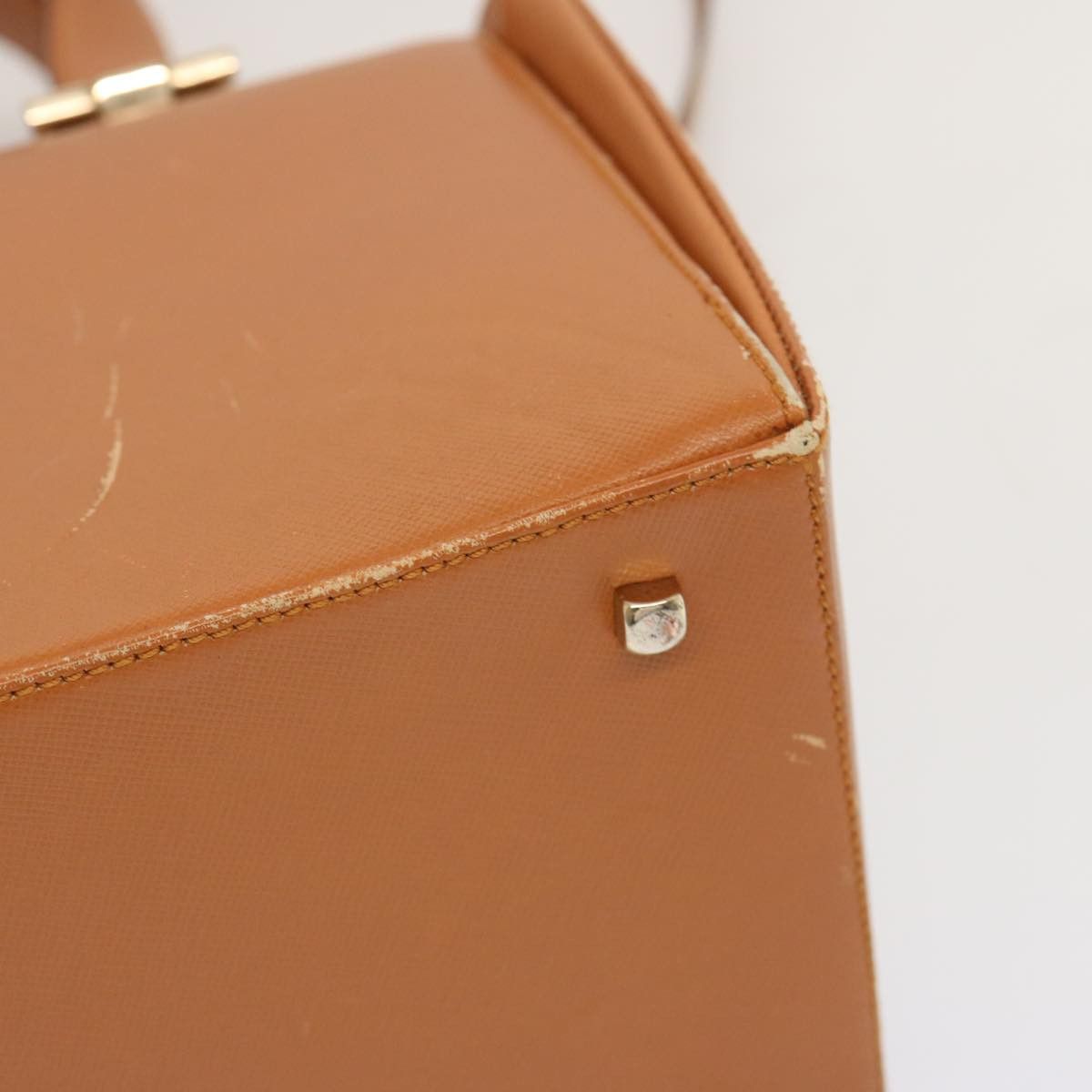 Salvatore Ferragamo Gancini Brown Leather Handbag (Pre-Owned) Size ONE SIZE - 14 Thumbnail