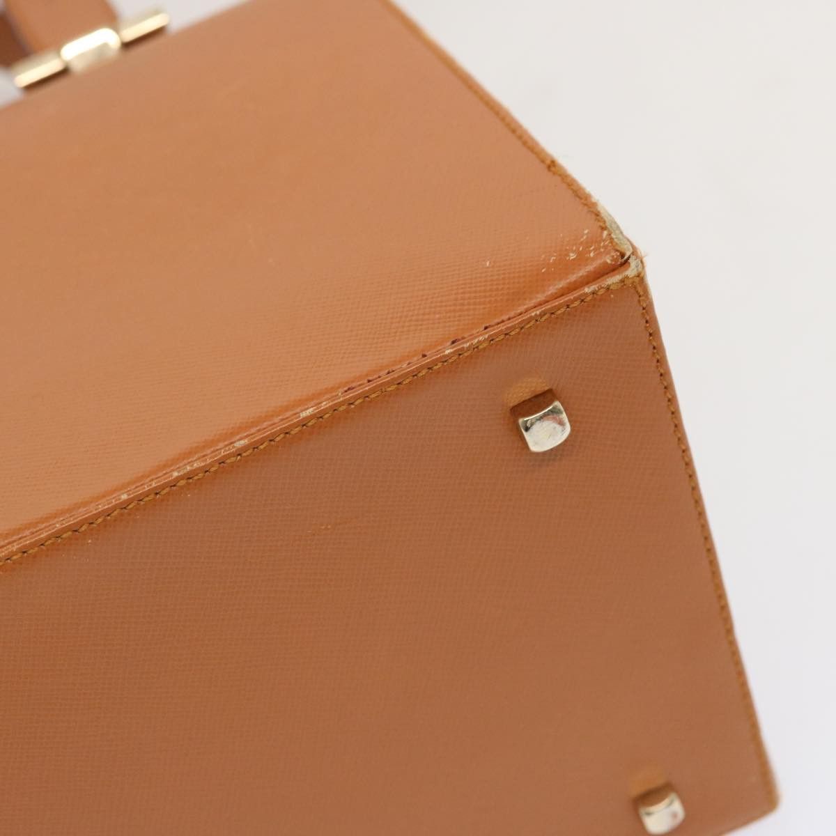 Salvatore Ferragamo Gancini Brown Leather Handbag (Pre-Owned) Size ONE SIZE - 16 Thumbnail