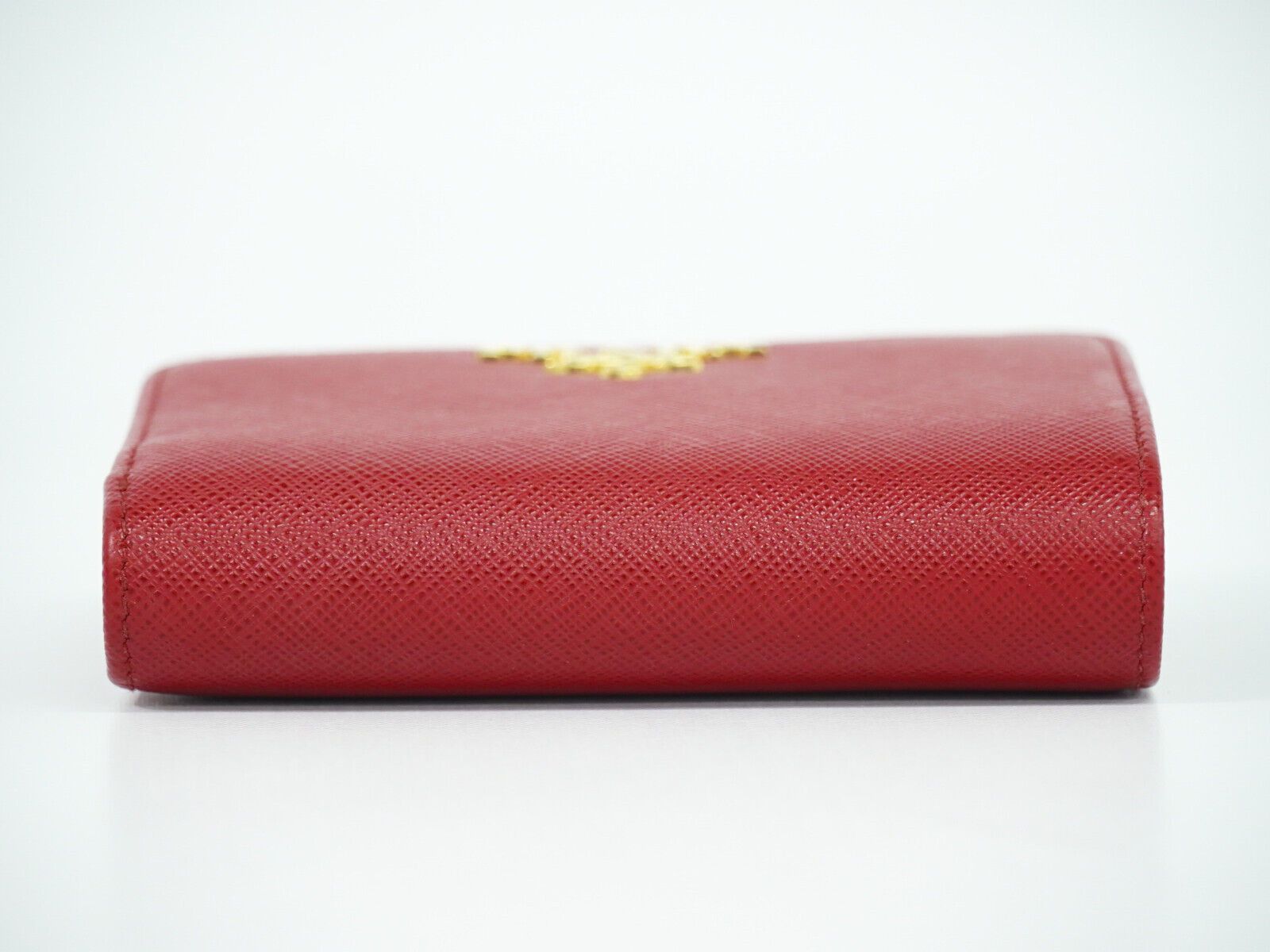 Prada Saffiano Red Leather Wallet (Pre-Owned) Size ONE SIZE - 6 Thumbnail