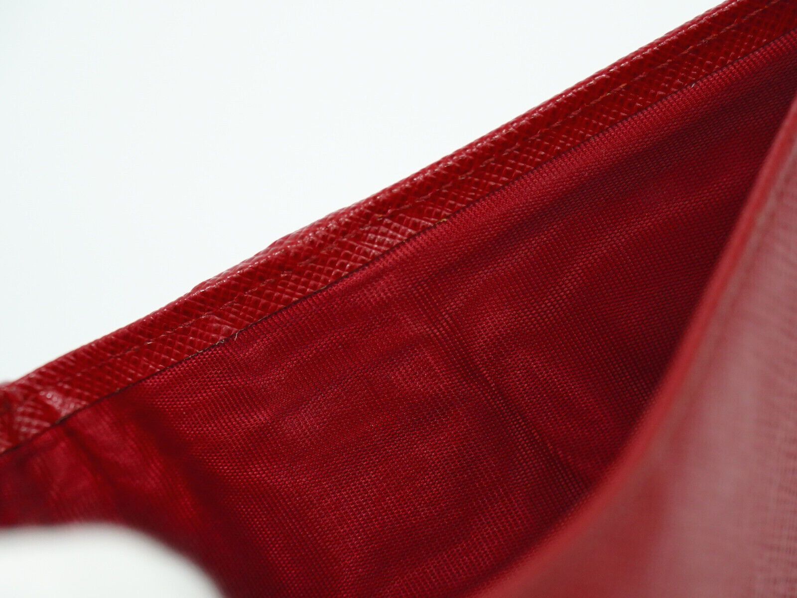 Prada Saffiano Red Leather Wallet (Pre-Owned) Size ONE SIZE - 9 Thumbnail