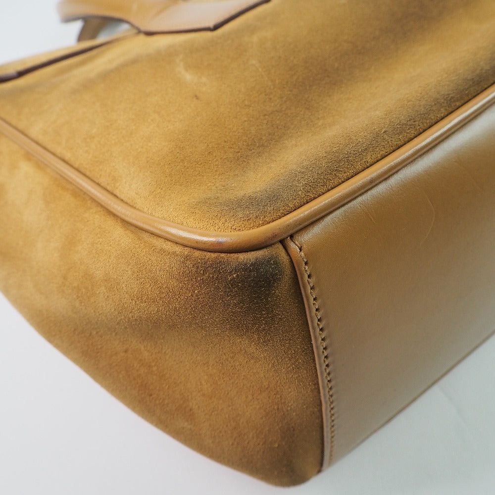 Gucci Camel Suede Handbag (Pre-Owned) Size ONE SIZE - 8 Thumbnail