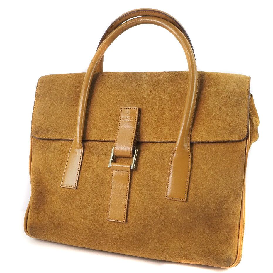 Gucci Camel Suede Handbag (Pre-Owned) Size ONE SIZE - 2 Thumbnail