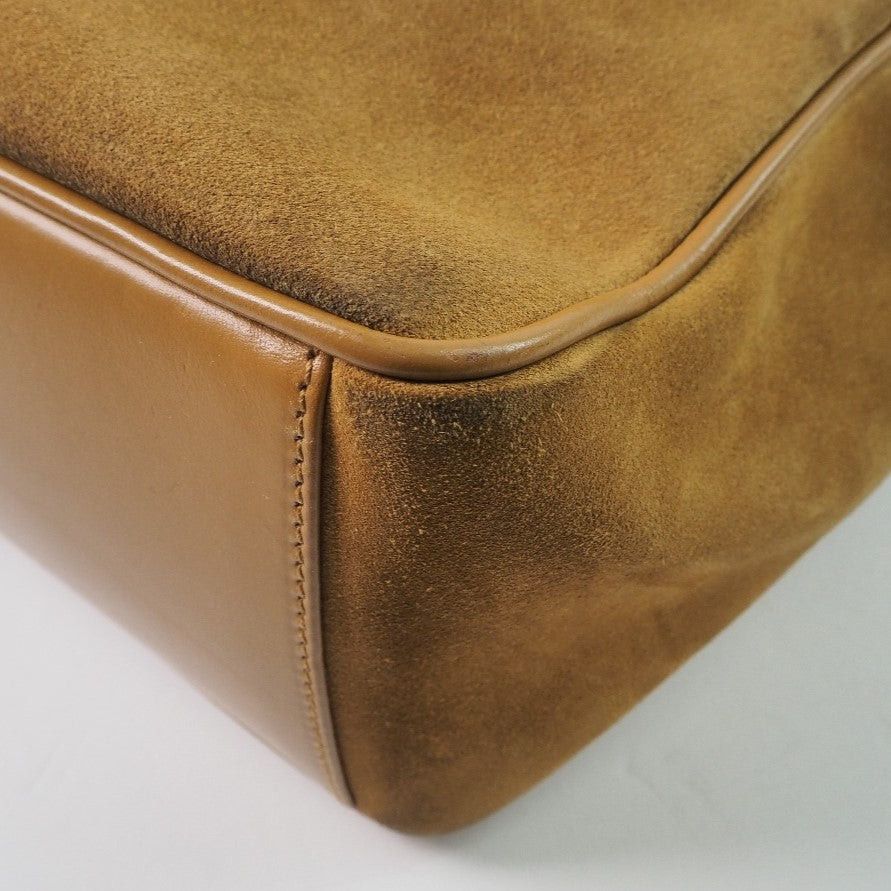 Gucci Camel Suede Handbag (Pre-Owned) Size ONE SIZE - 6 Thumbnail