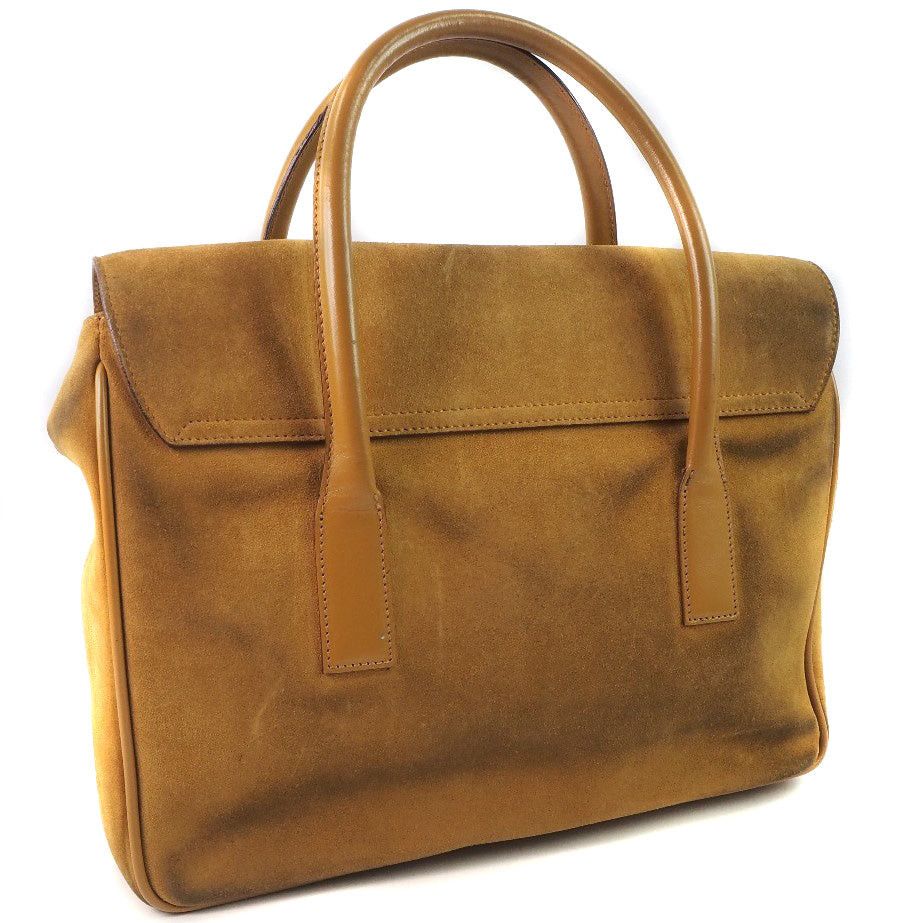 Gucci Camel Suede Handbag (Pre-Owned) Size ONE SIZE - 9 Thumbnail