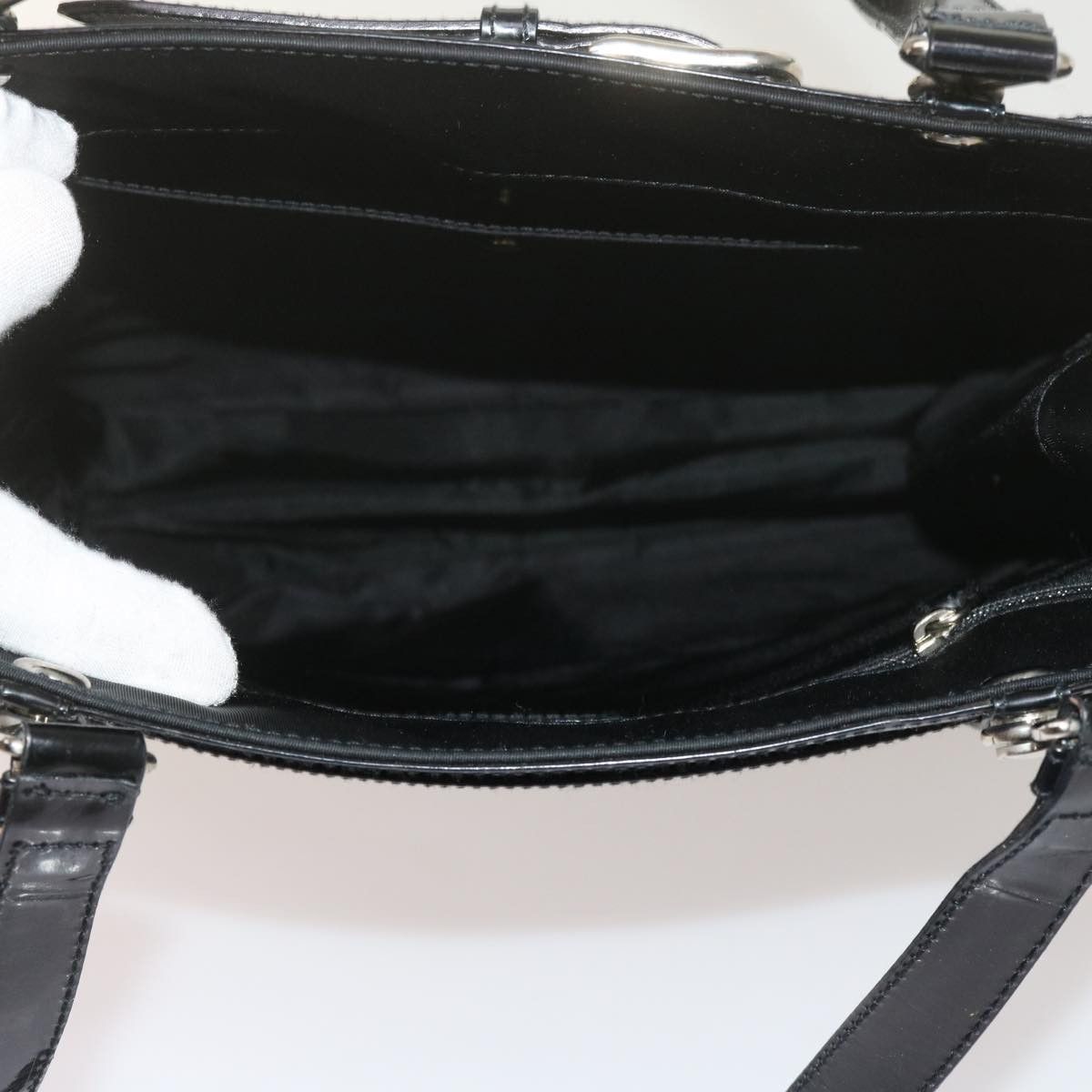 Dior Black Leather Tote Bag (Pre-Owned) Size ONE SIZE - 5 Thumbnail