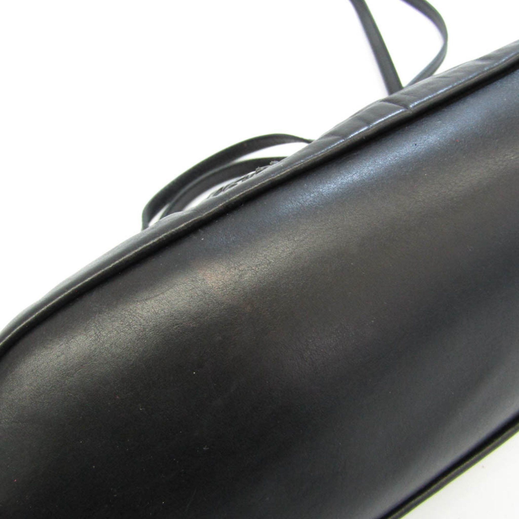 Gucci Heart Black Leather Handbag (Pre-Owned) Size ONE SIZE - 2 Thumbnail