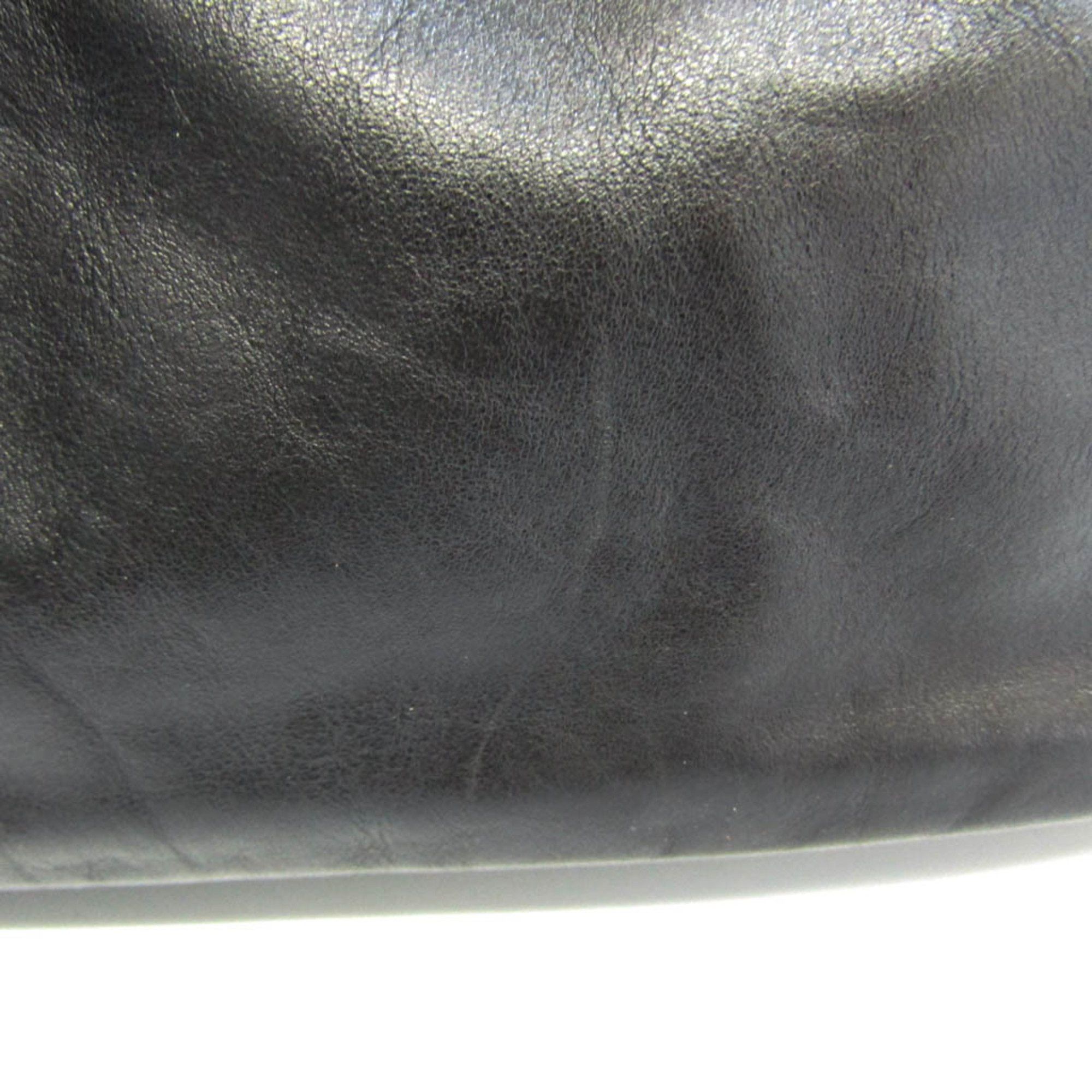 Gucci Heart Black Leather Handbag (Pre-Owned) Size ONE SIZE - 10 Thumbnail
