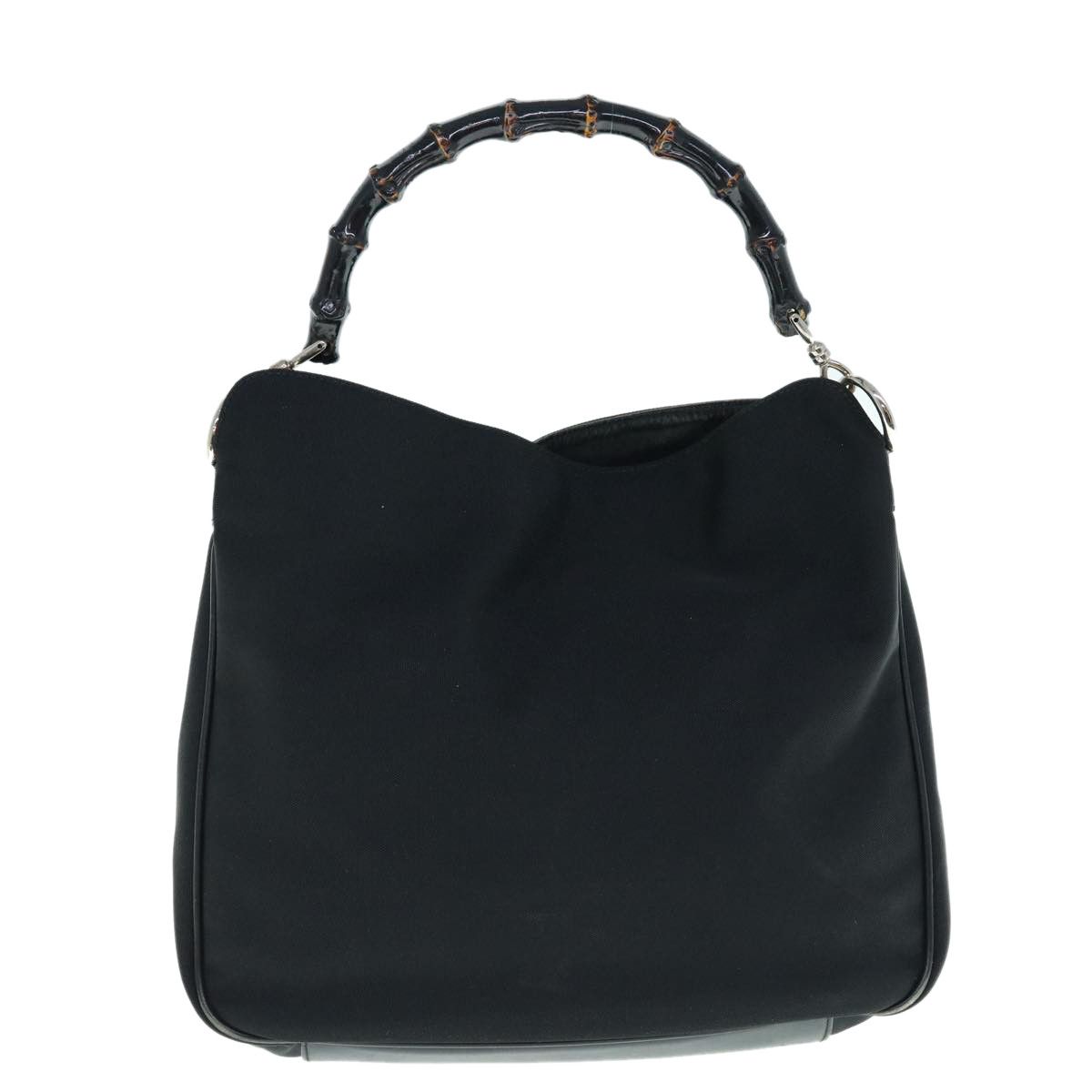 Gucci Bamboo Black Synthetic Shoulder Bag (Pre-Owned) Size ONE SIZE - 2 Thumbnail