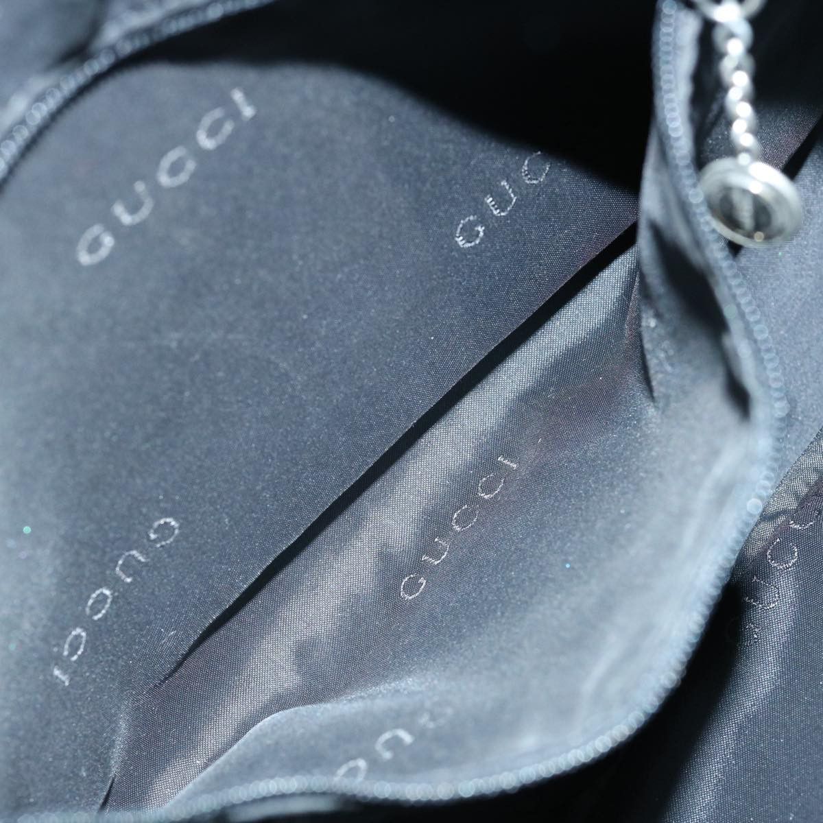 Gucci Bamboo Black Synthetic Shoulder Bag (Pre-Owned) Size ONE SIZE - 20 Thumbnail