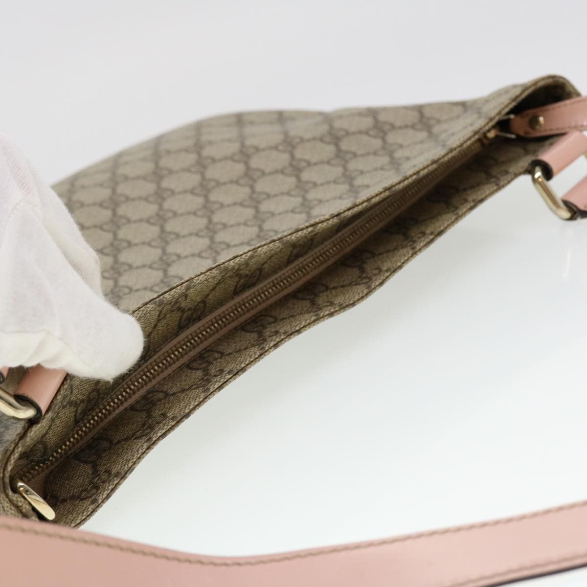 Gucci Gg Canvas Beige Canvas Shoulder Bag (Pre-Owned) Size ONE SIZE - 15 Thumbnail