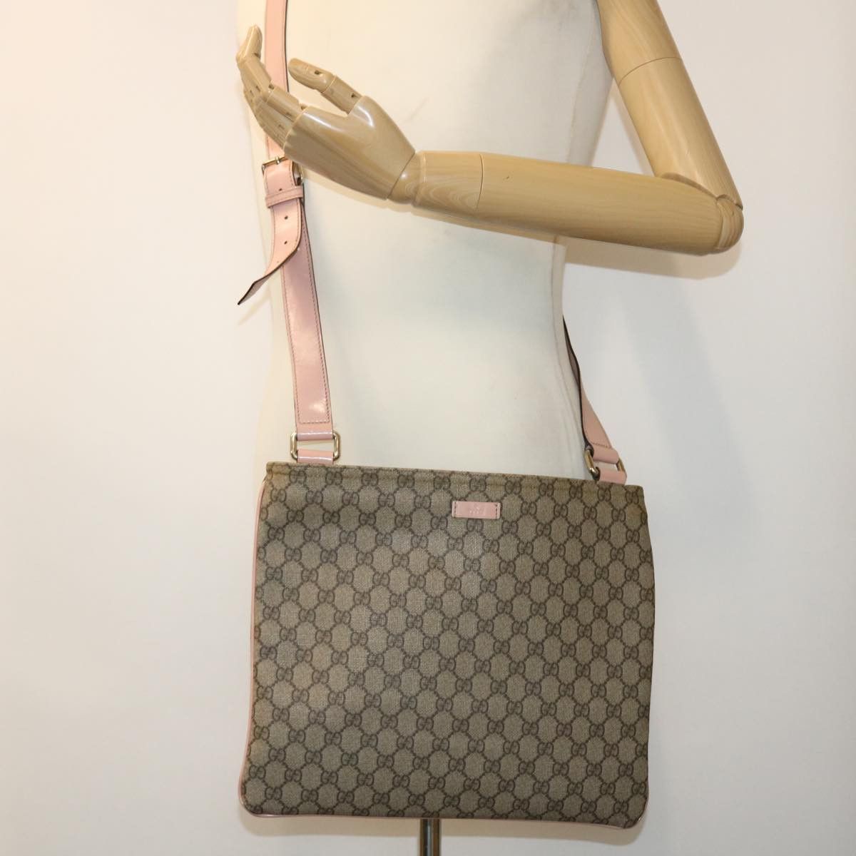 Gucci Gg Canvas Beige Canvas Shoulder Bag (Pre-Owned) Size ONE SIZE - 7 Thumbnail