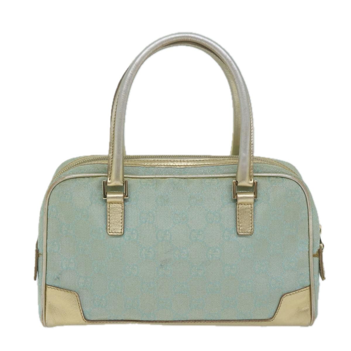 Gucci Gg Canvas Blue Canvas Handbag (Pre-Owned) Size ONE SIZE - 2 Thumbnail